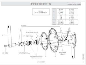 Drivetrain: Campagnolo UltraTorque Bottom Bracket cups & parts