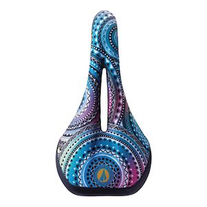 Allure V2 Premium Saddle Alloy Rail Cornish Surf Print