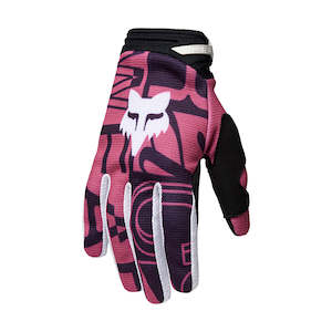 Fox Youth Girls 180 Race Spec Gloves - Guava