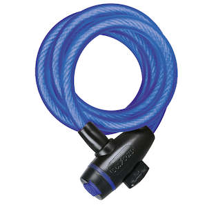 Locks Security: Oxford 12mm Cable Key Lock Blue