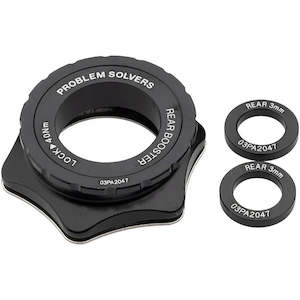 Hubs: ProblemSolvers Booster Rear Hub Spacing Kit - Center Lock