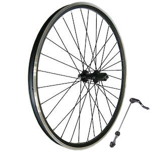 Wheels: Rear 27.5" QR Alloy 8/9 Speed Cassette Wheel Black