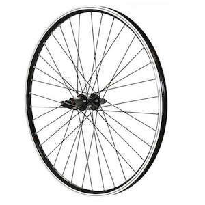 Rear 26" QR Alloy 8/9 Speed Cassette Wheel Black