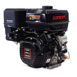 Agricultural machinery or equipment wholesaling: Loncin 16 HP Horizontal Shaft Engine with Electric Start (1.0" Shaft)