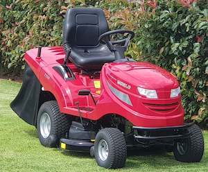 Agricultural machinery or equipment wholesaling: Worldlawn T1740 Rear Discharge Mower, 17.5 HP 40" Deck Hydro Drive