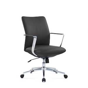 Furniture manufacturing: CSXpress Director Mid Back Black leather