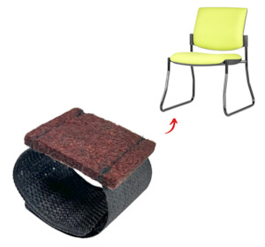 Sled Chair Protection Tips: NEW Universal Fit Felt Wrap for timber and tiles