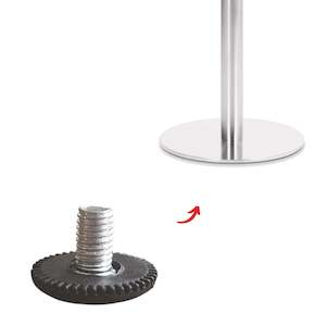 Short  8MM  Thread DESIGNED FOR  Disc Base Design -  Table Feet