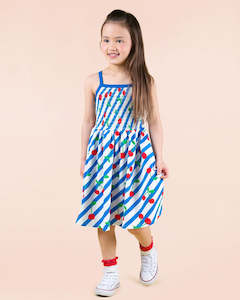 Rock Your Kid Cherry Stripes Sundress