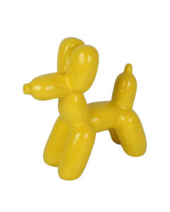 Gift: Balloon Dog Hot Yellow Small