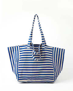 Stella and Gemma Shopper Bag Blue Stripe