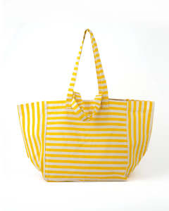 Gift: Stella and Gemma Shopper Bag Yellow Stripe