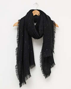 Gift: Stella and Gemma Scarf Black Sequin