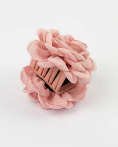 Stella and Gemma Hair Claw Fabric Rose Blush