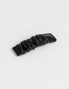 Stella and Gemma Hair Slide Gathered Black