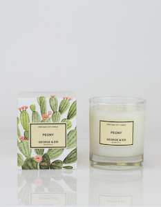 George & Edi Perfumed Candle Standard Peony