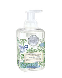 Michel Design Works Cotton and Linen Foaming Hand Soap