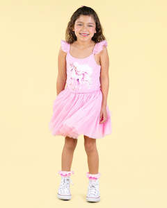 Rock Your Kid Blessing Party Tulle Dress