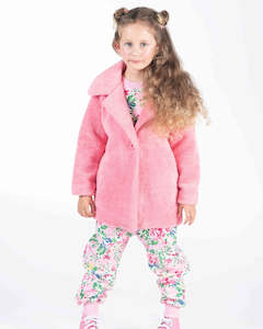 Gift: Rock Your Kid Pink Faux Sherpa Jacket