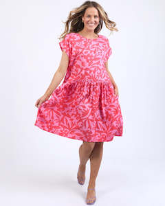 Elm Sunset Hour Dress Strawberry