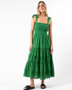 Stella and Gemma Aloha Dress Juniper Green