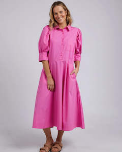 Elm Primrose Dress Super Pink