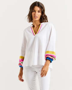 Gift: Betty Basics Blossom Blouse White