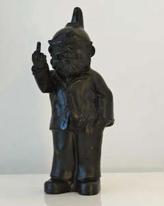 Pop Cheeky Gnome with Finger - Black