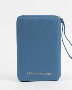 Stella & Gemma Getaway Travel Wallet Arctic Blue