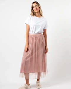 Stella and Gemma Tully Tulle Skirt Blush