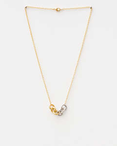 Stella and Gemma Multi Chain Necklace Gold/Silver