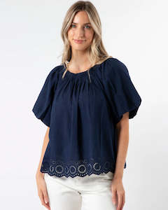 Stella and Gemma Paros Blouse Navy