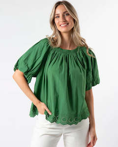 Gift: Stella and Gemma Paros Blouse Juniper Green