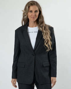 Stella and Gemma Monaco Blazer Charcoal Sparkle