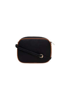 Antler Aggie Bag Black and Tan