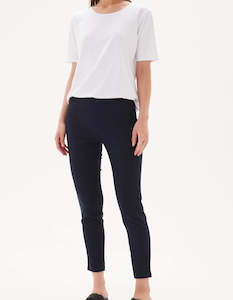 Tirelli Straight Crop Pant High Ankle Navy