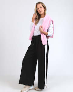 Elm Carmen Wide Leg Pants Black