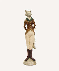 French Country Freddy Fox Flute Décor