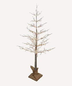 Christmas Tree: French Country Embellished Light Up Christmas Tree 135cm