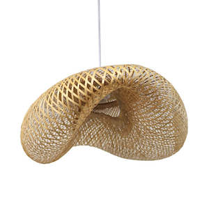 Organic Pendant Bamboo Natural - large