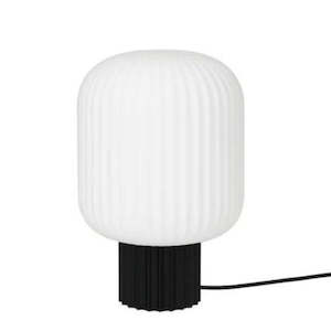 Lamps: Broste Lighting Lolly Table Lamp Short Black /White