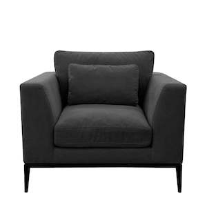 Tyson Armchair - Relaxed Black