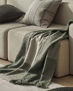 Weave Grange Spruce Throw