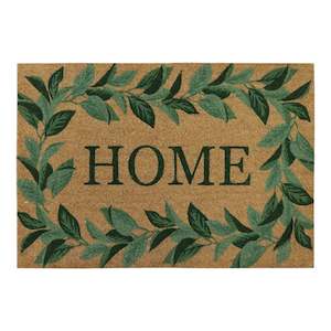 Home Leaf Border Doormat