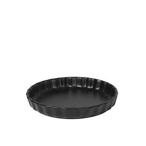 BROSTE Ovenware Vig Flan Oven Dish Medium Black