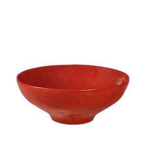 Homewares: Broste Shape Deep Bowl X Large in Pumpkin Orange