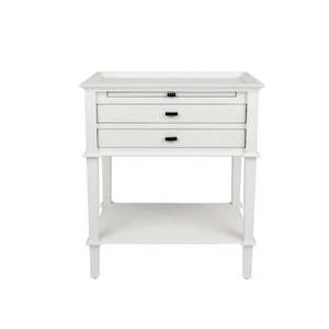 Storage: Island Life Side Table - Available In White And Black