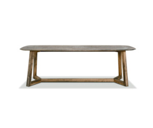 Dining Tables: PURE Hawaii Dining Table 2.2m Rustic Oak Weathered