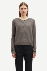 Samsoe Samsoe Saboston Cardigan - Grey Blue Mel