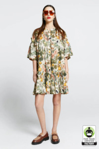 Dress: Karen Walker Glade Dress - Insects & Fruit